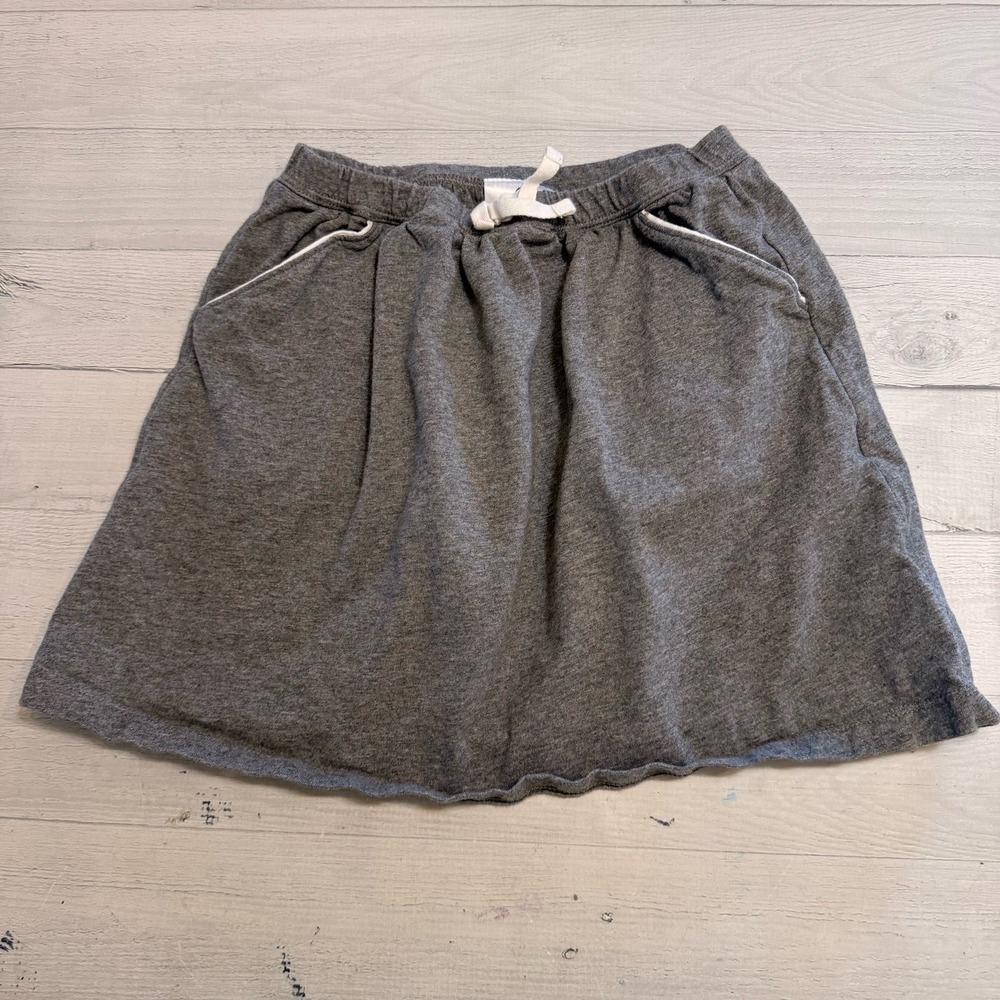 Hanna Andersson girls‎ grey cotton skirt 130/8